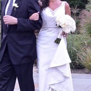 Off white wedding dress